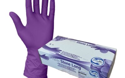 NITRILE STONE LONG VIOLETA