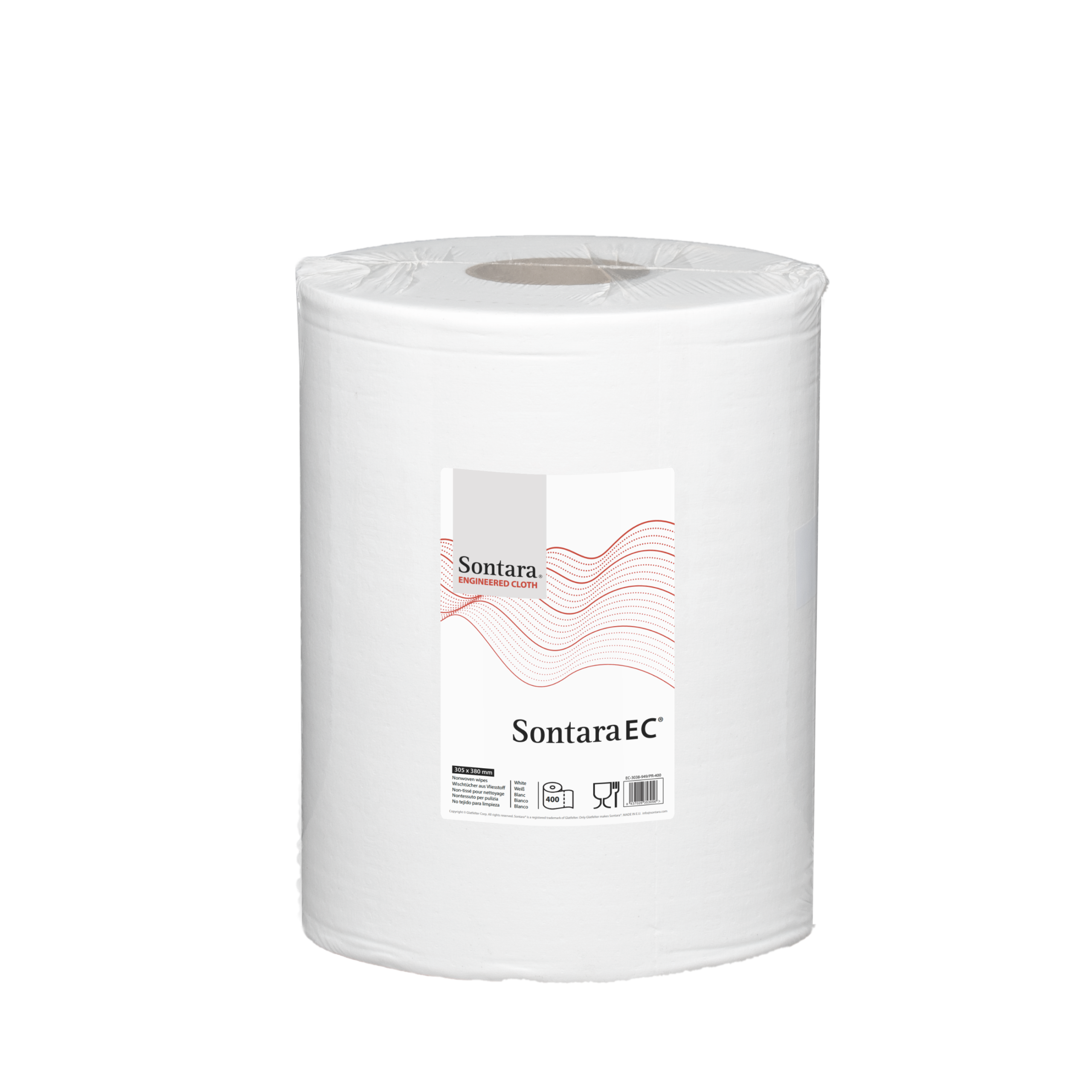 Bobina bayeta Sontara® white Style K949SE